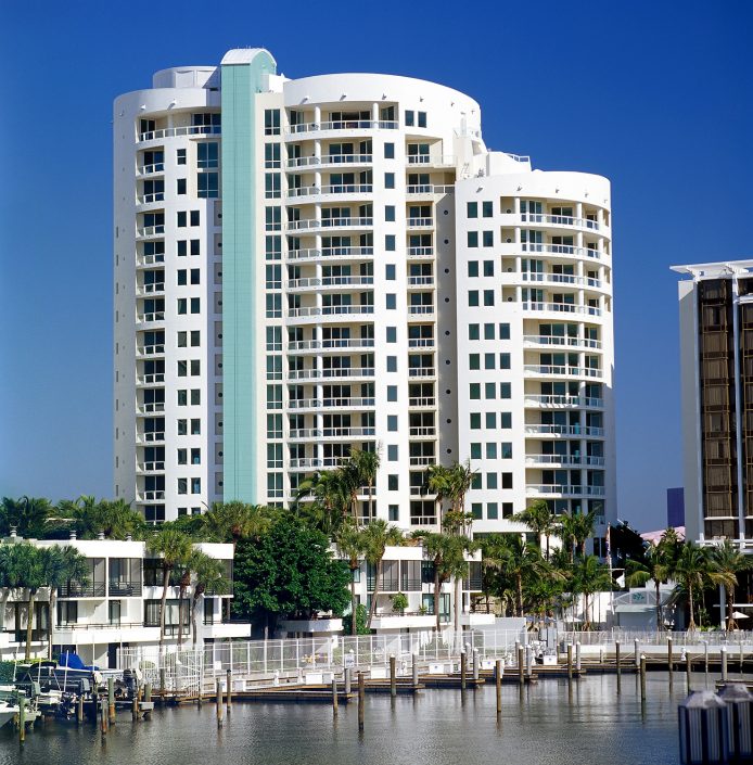 View from the marina in Sarasota