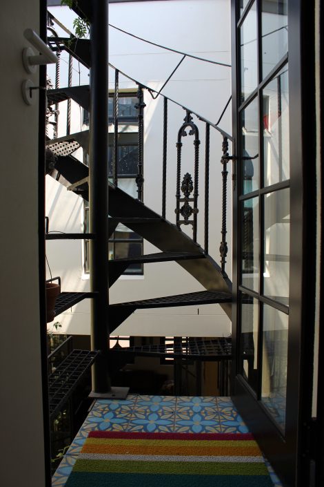Door to staircase