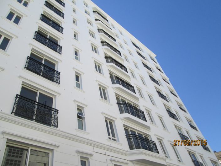 West facade of building